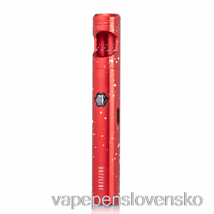 Dazzleaf Handii Vv 510 Závitová Batéria Red Splatter Vape Bez Nikotinu